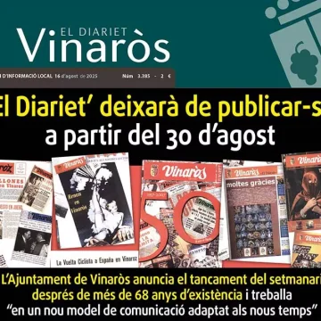 Darrera setmana de publicació del setmanari “Vinaròs”